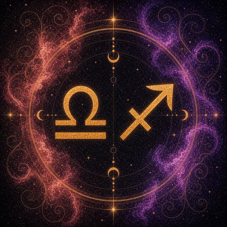 Libra and Sagittarius Compatibility in Vedic Astrology